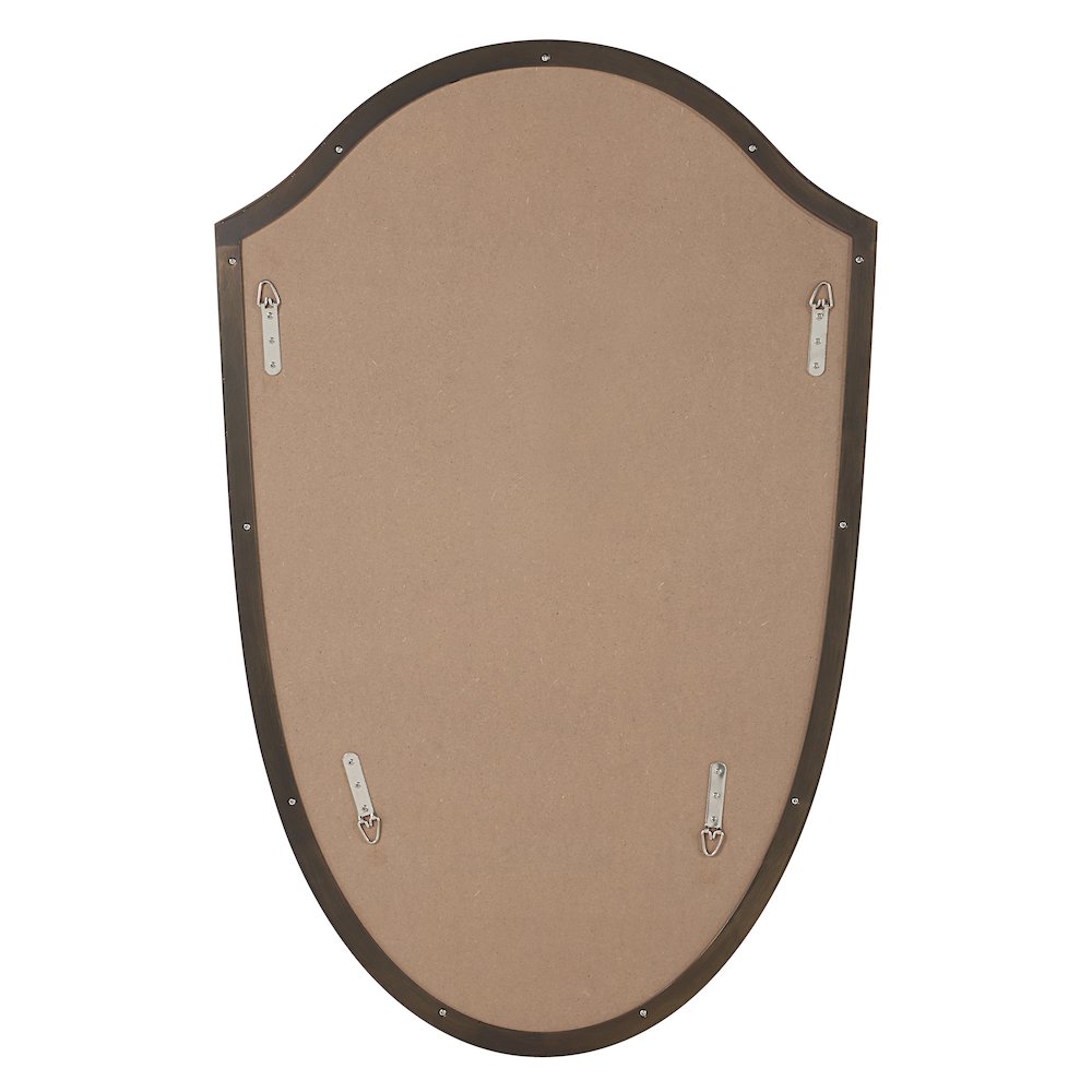 Reims 40" H x 26" W Wall Mirror, Yellow. Picture 4