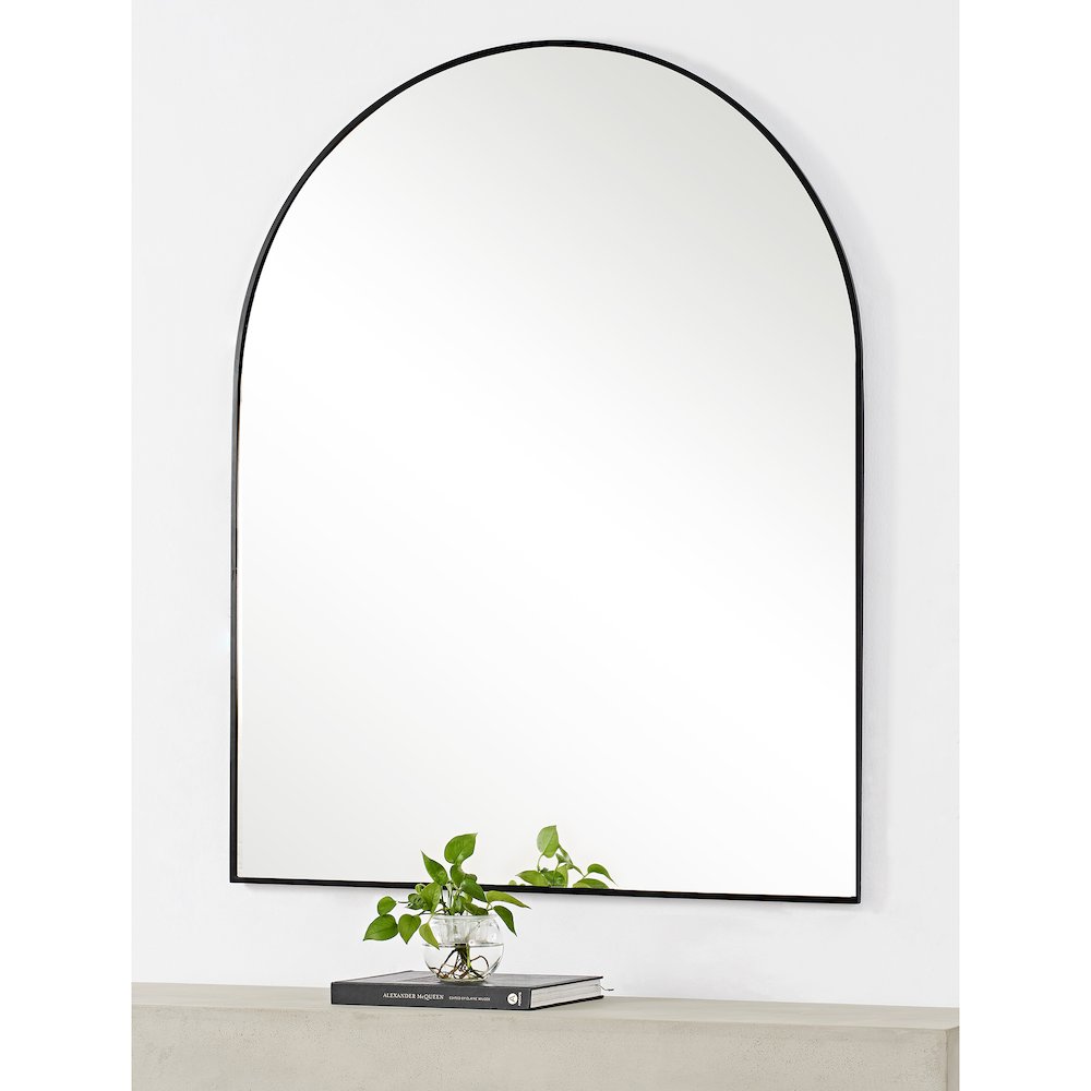 Lamia 50 x 40 Arch Framed Mirror. Picture 2