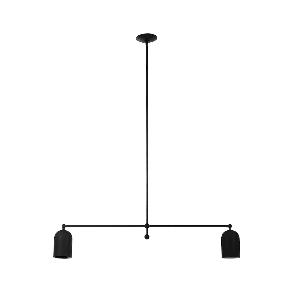 Saskia 69.25" Height Ceiling Fixture, Matte Black. Picture 7