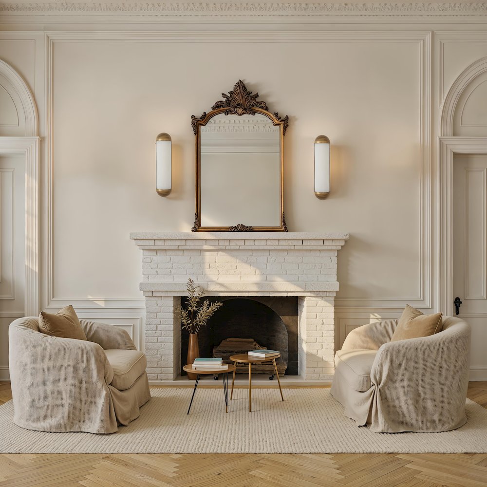 Amici 5.0" Height Wall Sconces, Milk White. Picture 2