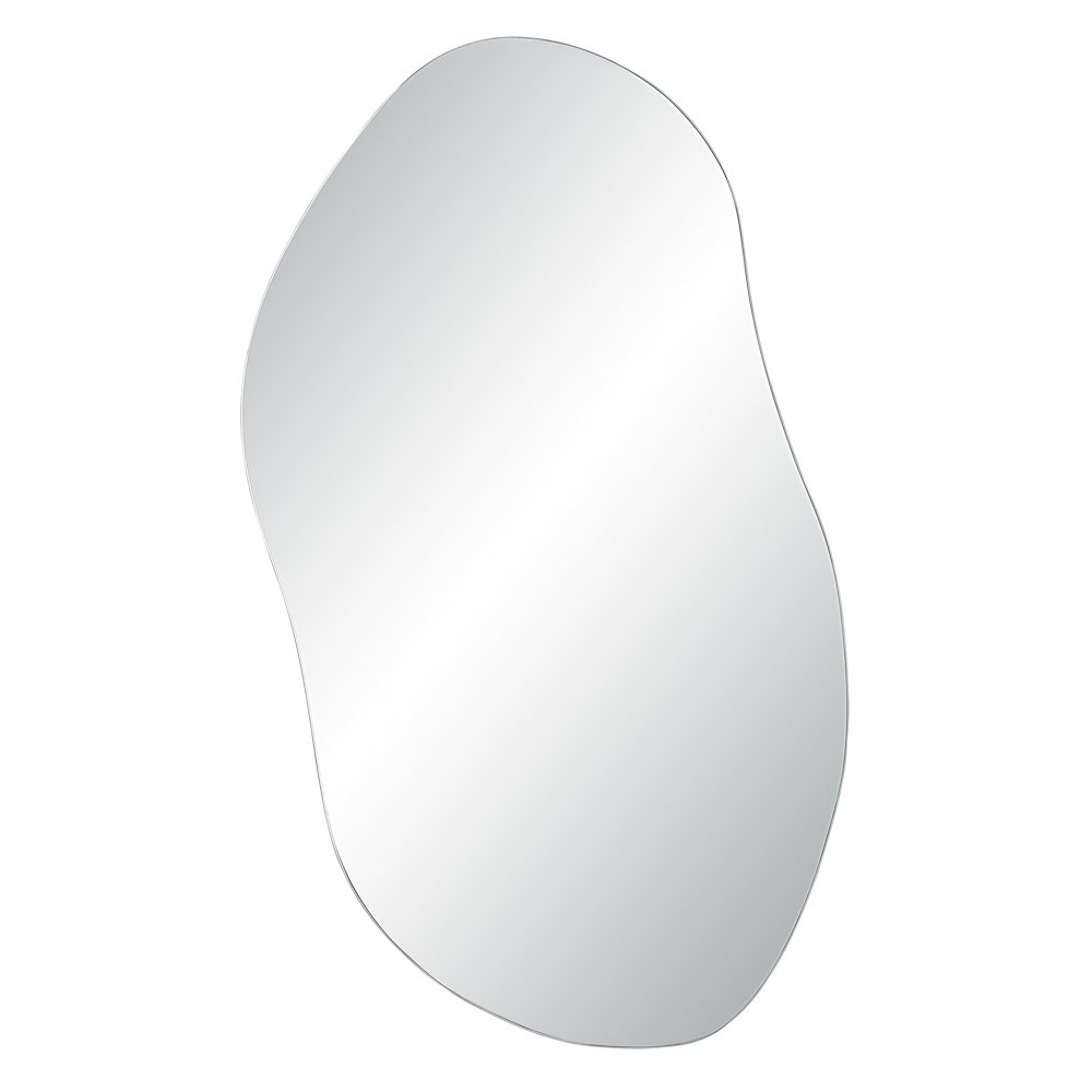 Angelonia 45" Tall Irregular Rectangular Oval Mirror. Picture 3