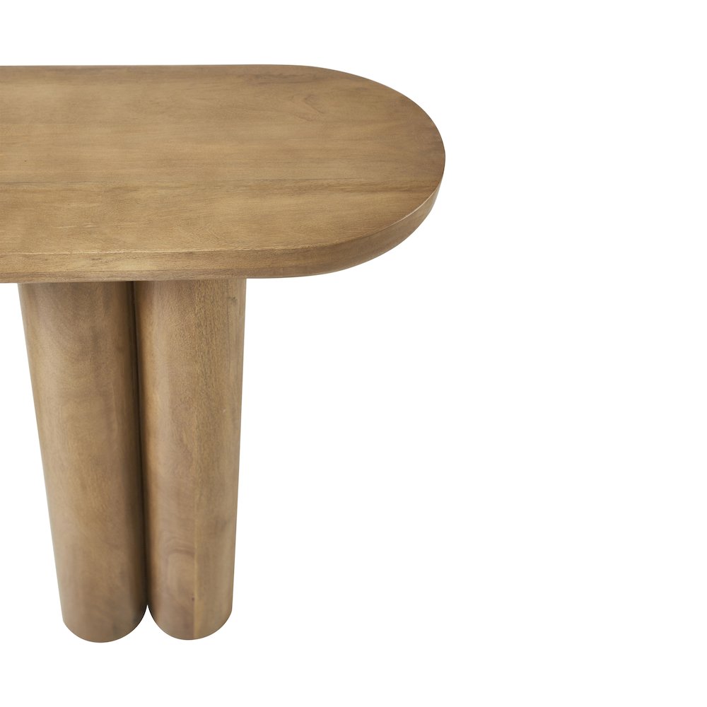 Ramona Console Table In Beige Color. Picture 5