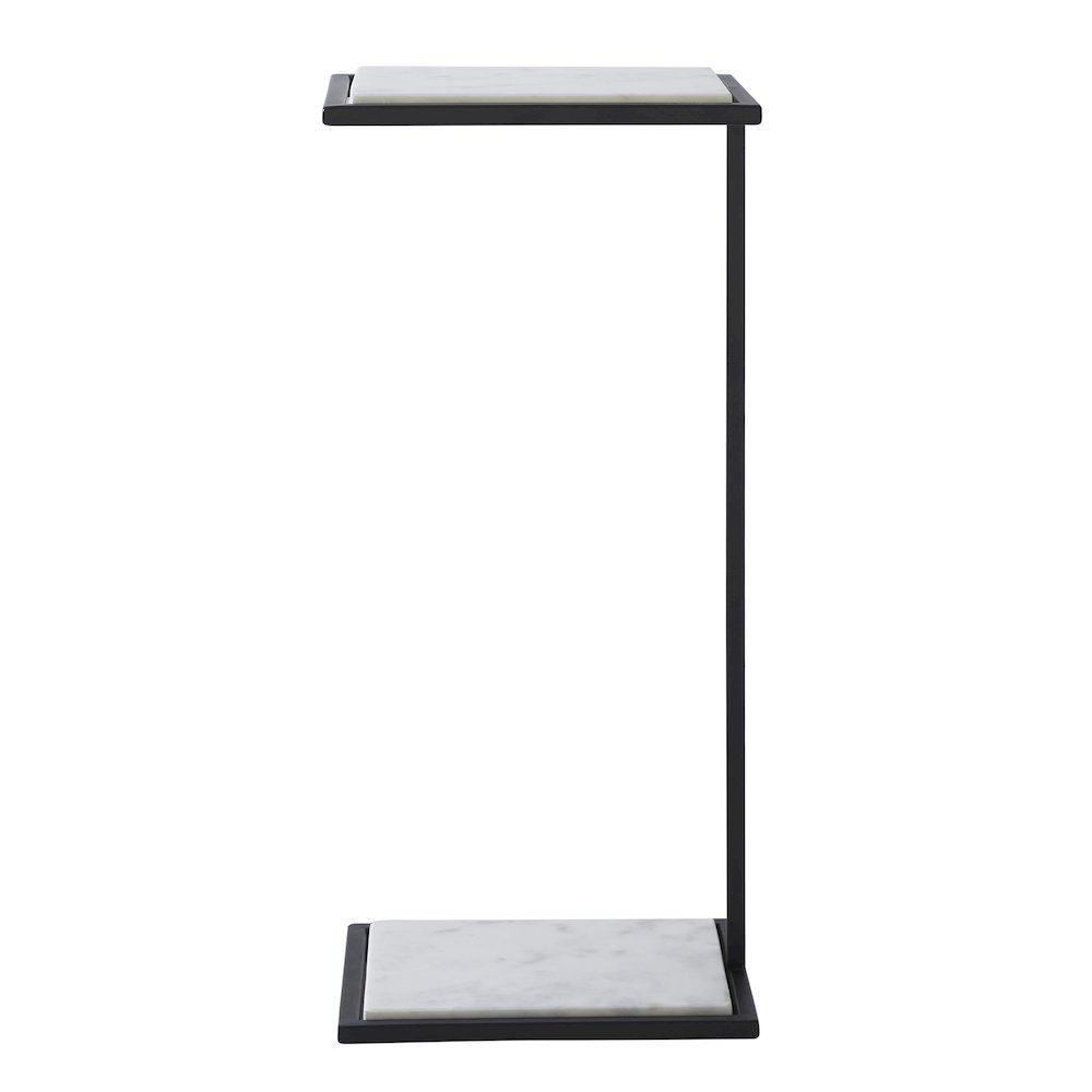 Danica Steel & Marble Side Table. Picture 3