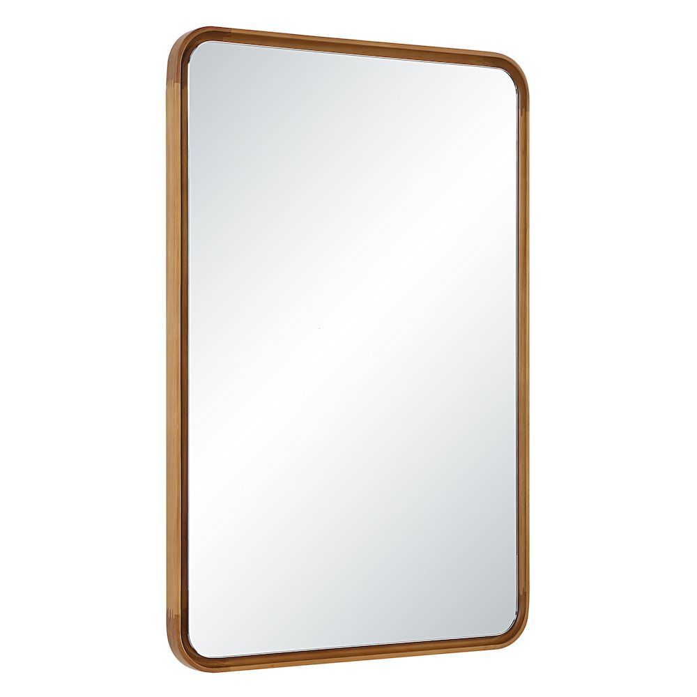 Tillie 36" H x 24" W Wall Mirror, Beige. Picture 3