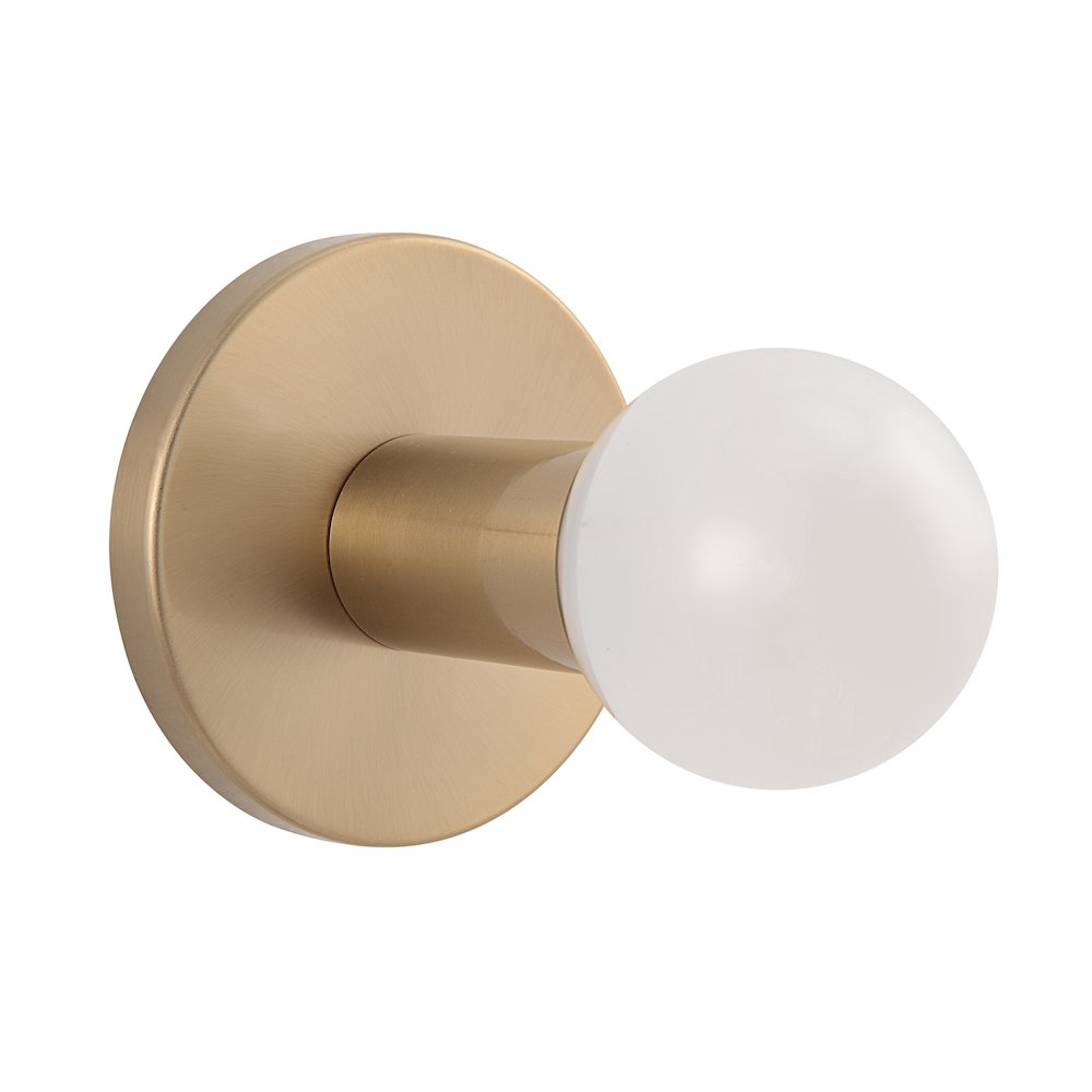 Dania 5" Burnished Brass 1-Light Wall Sconce. Picture 3