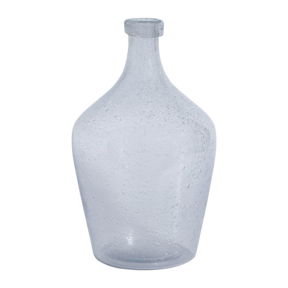 Mirabella Indoor Mouth Blown Glass Vase. Picture 1