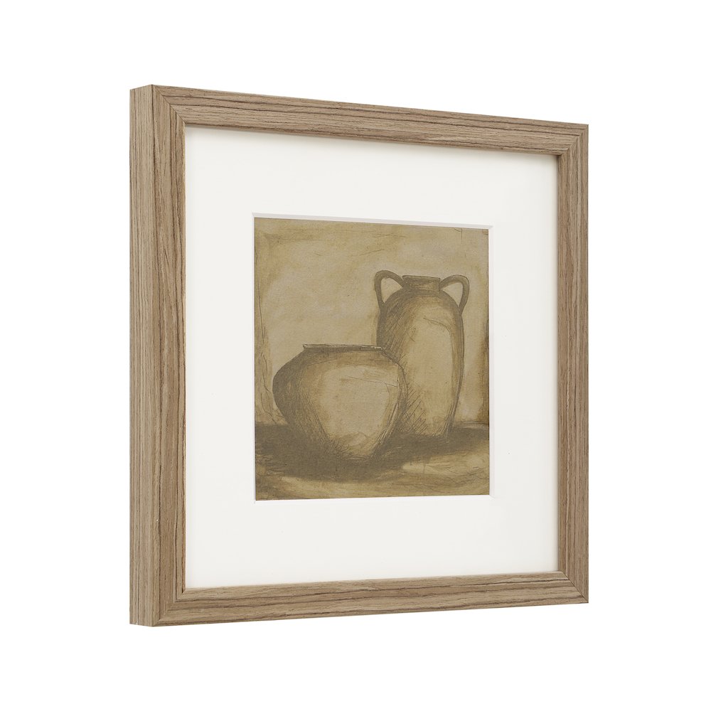 Vetro 12" Wide Wall Decor, Medium Walnut. Picture 2