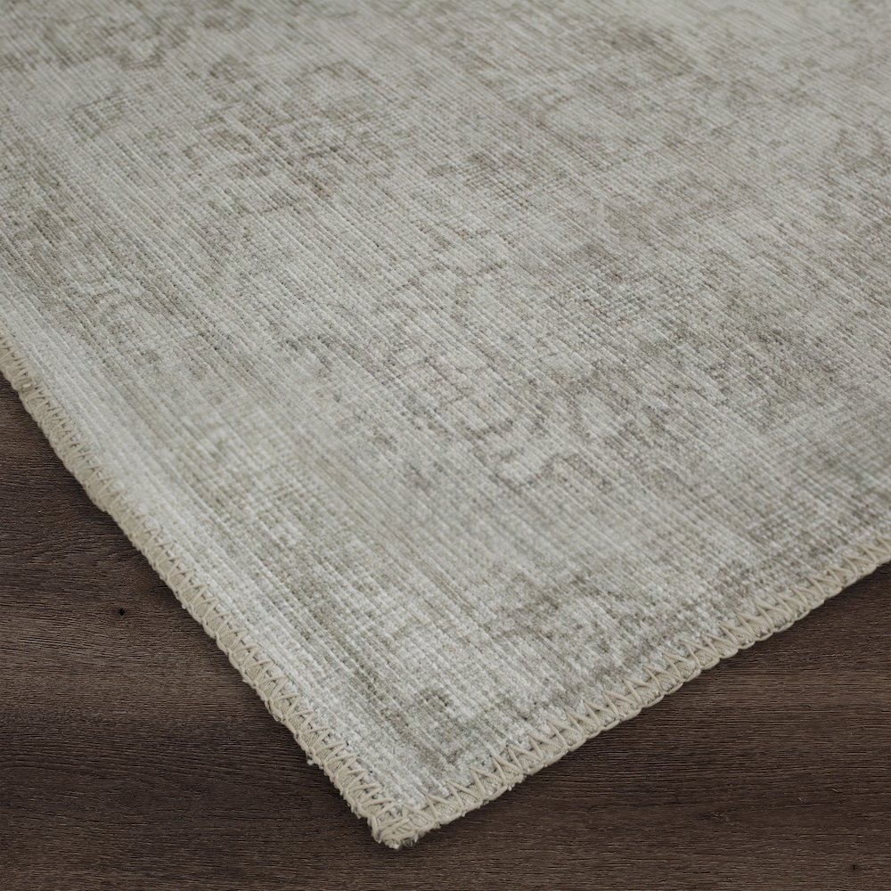 Chloe 10’ X 13’1" ft Handwoven Indoor Rug, Taupe/Olive. Picture 4