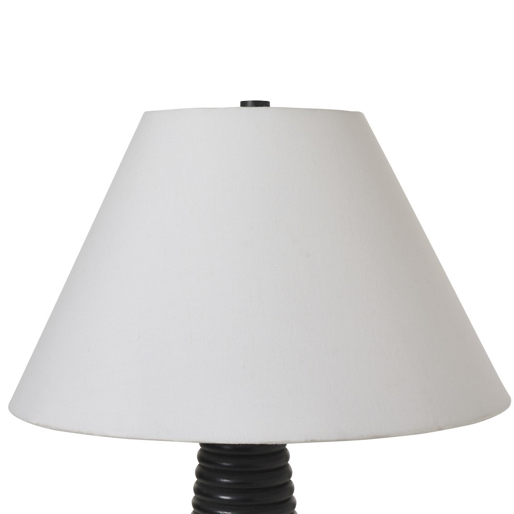 Kailua 26.5" Height Table Lamp, Black. Picture 6