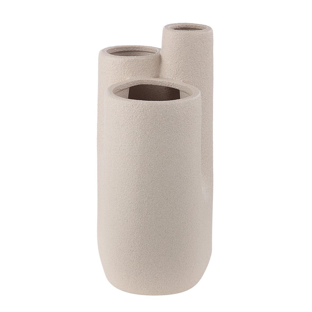 Fontaine Vase In Cream Color. Picture 5