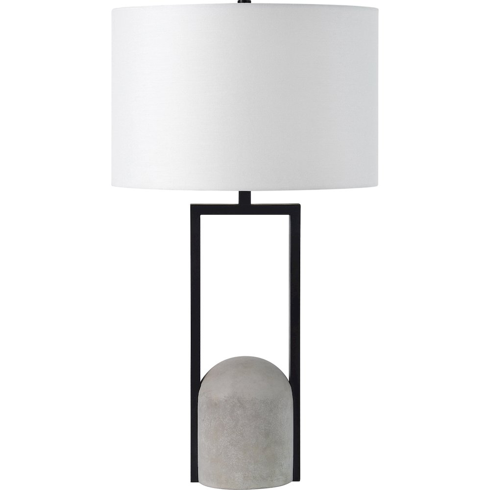Florah 27.75" Length Table Lamp, Matte Black. Picture 4