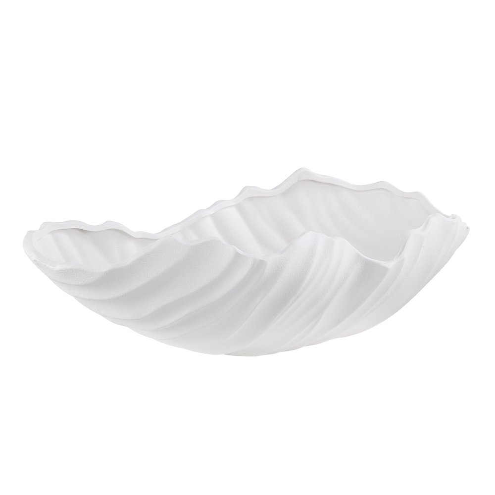 Darius Bowl In White Color. Picture 3