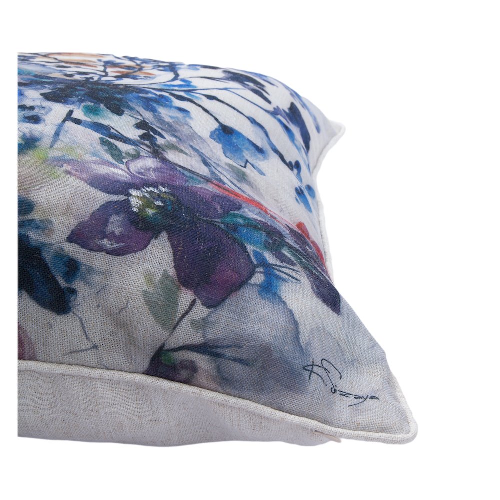 Flora 20 x 20 Indoor Pillow, Multi. Picture 2