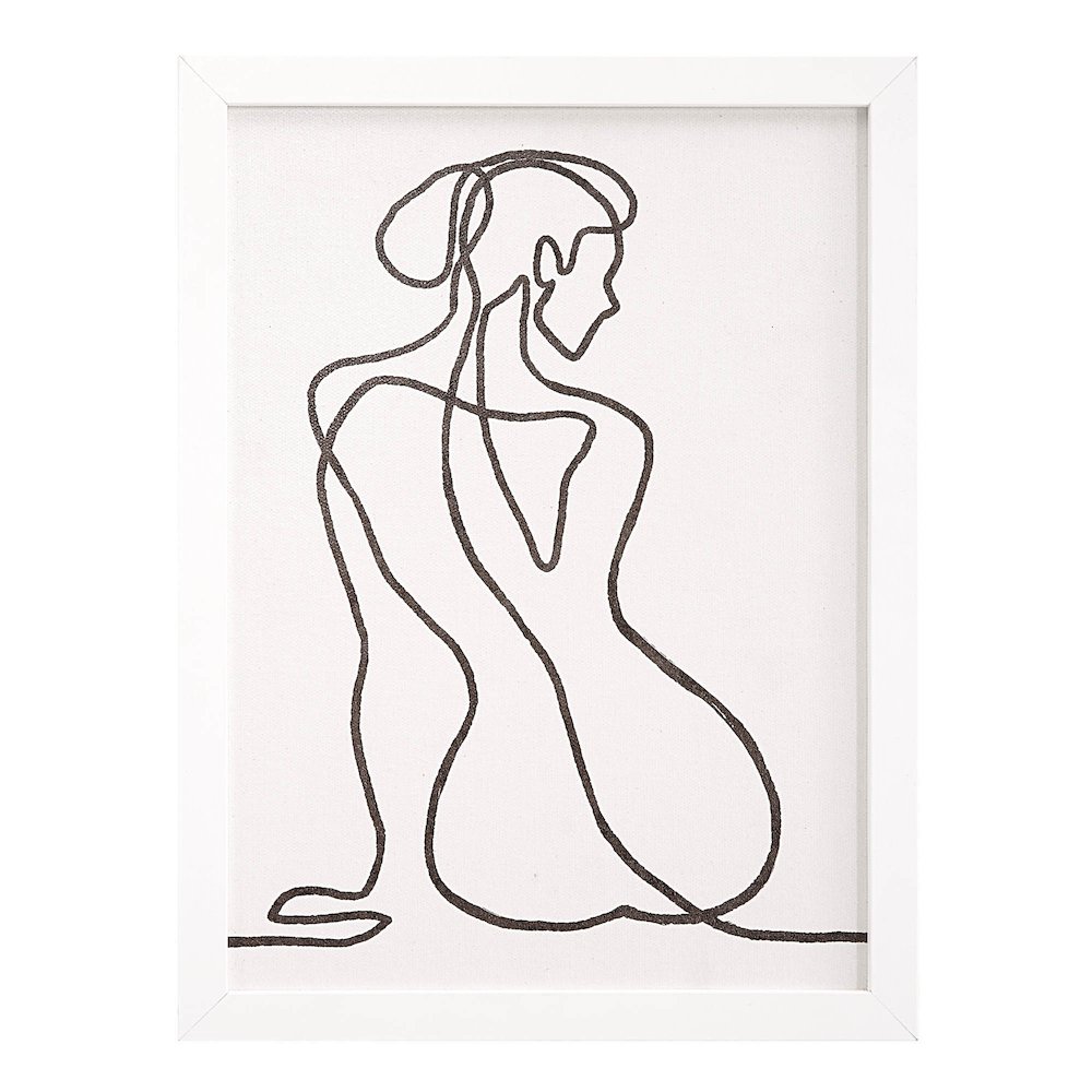 Priyanka 7 Piece Wide Wall Art, White. Picture 8