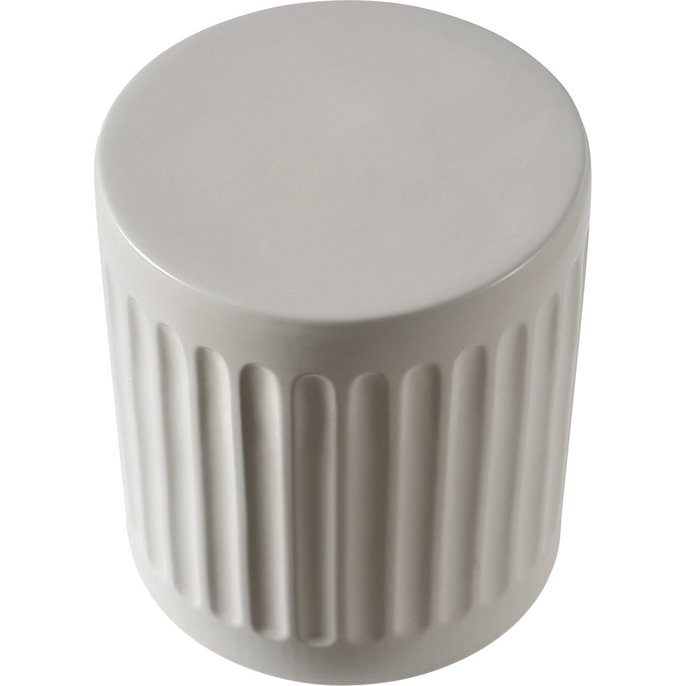 LUCIAN MATTE OFF-WHITE OUTDOOR TABLE. Picture 3