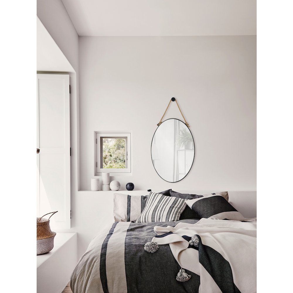 Parbuckle 22 in. x 42 in. Oval Mirror. Picture 2