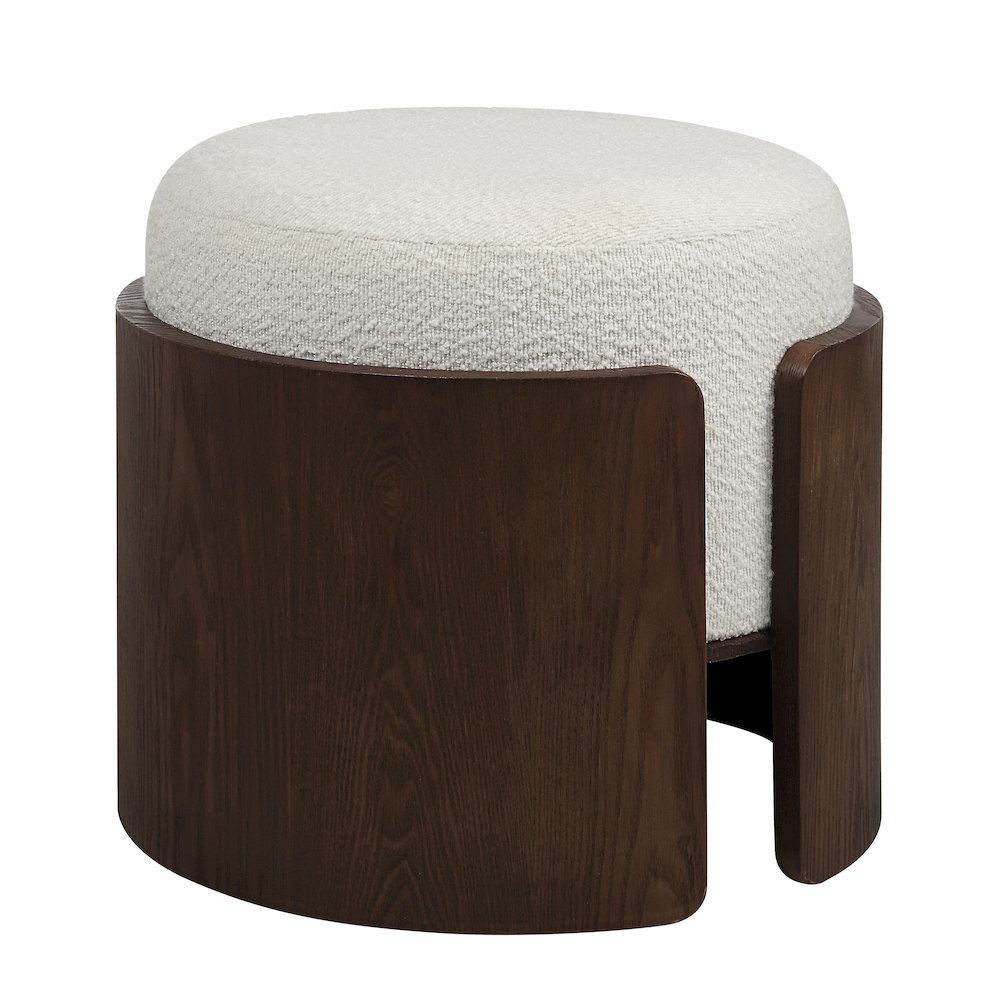 Capsula 18.0" Height Ottoman, Brown. Picture 3