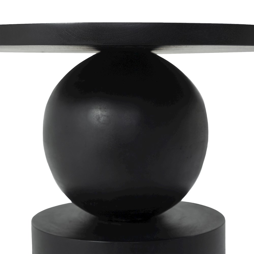 Paola 20.0" Height Side TableBlack. Picture 3