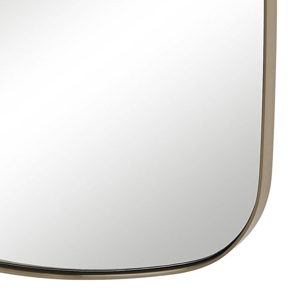 Jacossa 40" H x 20" W Wall Mirror, Yellow. Picture 5