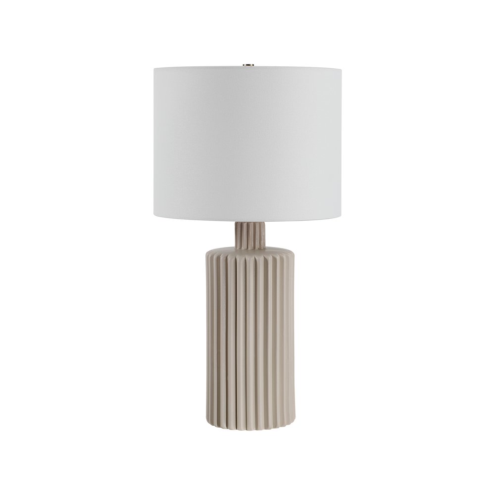 Lina 24.75" Height Table Lamps, Beige. Picture 1