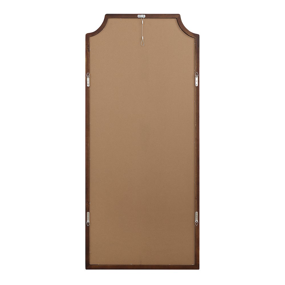 Otara 68" H x 30" W Wall Mirror, Brown. Picture 4