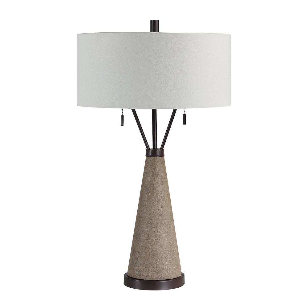 Lourdes 29.25" Height Table Lamp, Brown. Picture 1