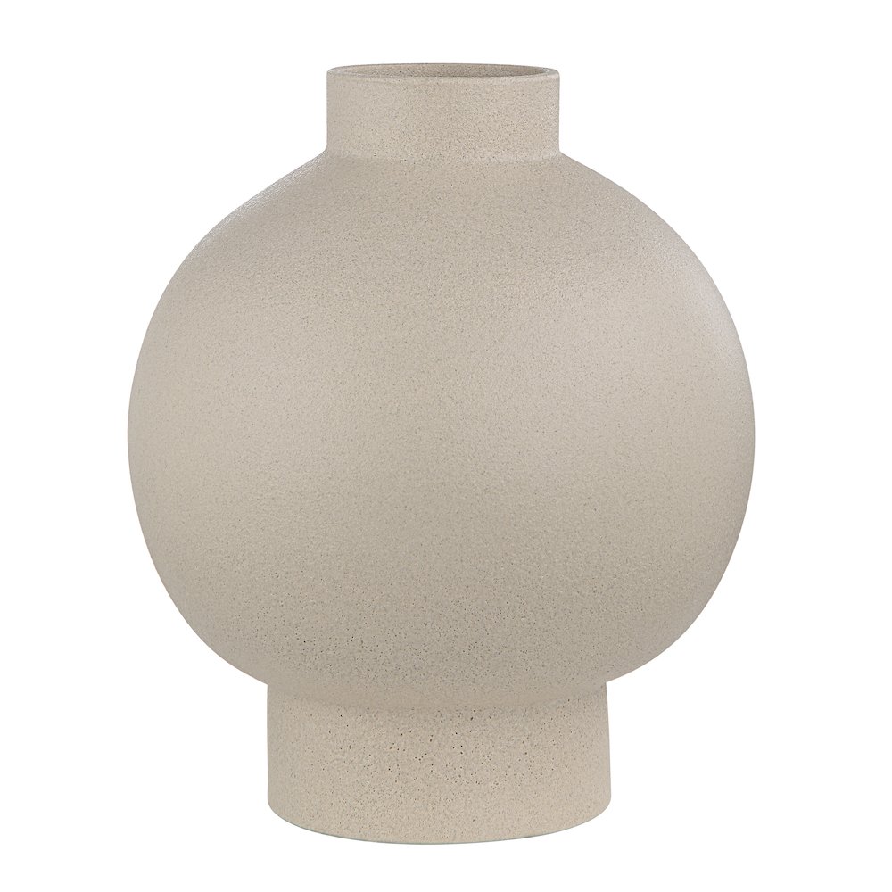 Lamoureux Vase In Cream Color. Picture 1
