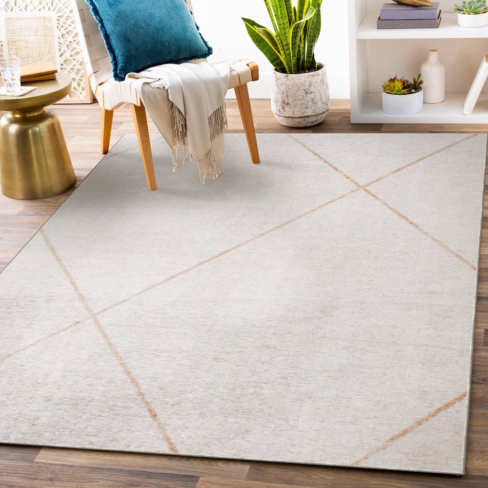 FALLON IVORY/ BEIGE 3 x 10 Indoor Rug. Picture 8