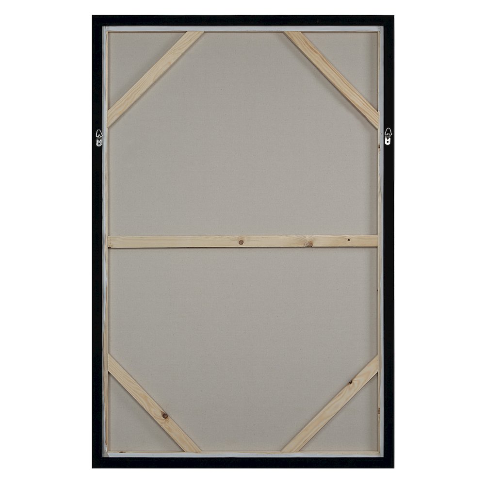 Kyra 60" H x 40" W Canvas Art, Black. Picture 3