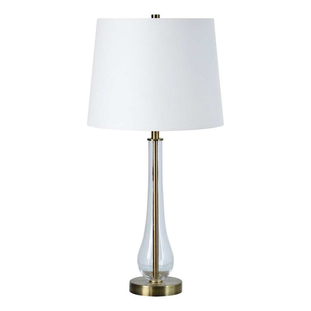 Nabi 26.5" Length Table Lamp- Set of two, Antique Brass. Picture 4