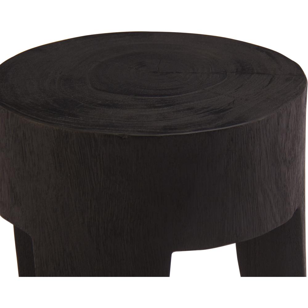 Katmai BURNED BLACK SIDE TABLE. Picture 2