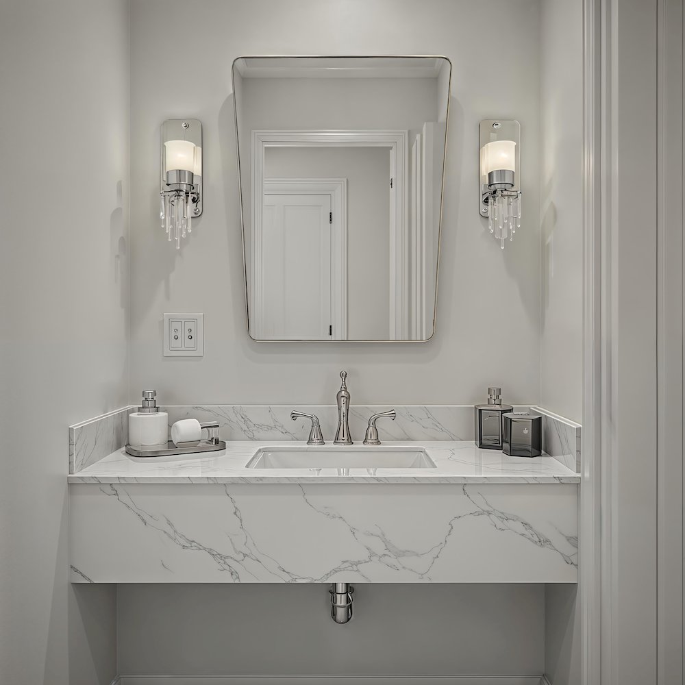 Mily 36" H x 28" W Wall Mirror, Yellow. Picture 2