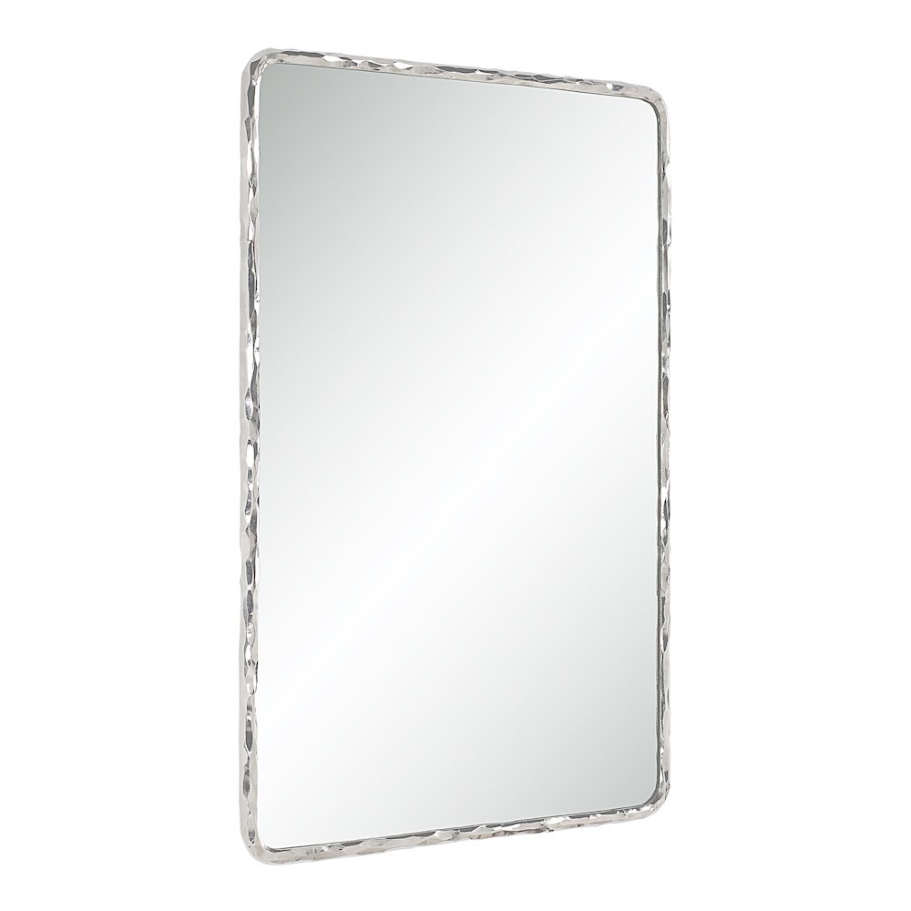 Pollonia 36" H x 24" W Wall Mirror, Grey. Picture 3