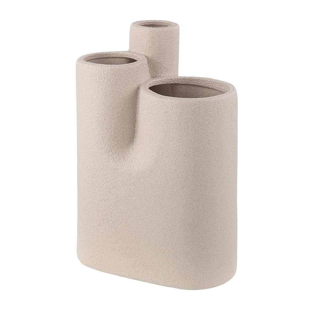 Fontaine Vase In Cream Color. Picture 3