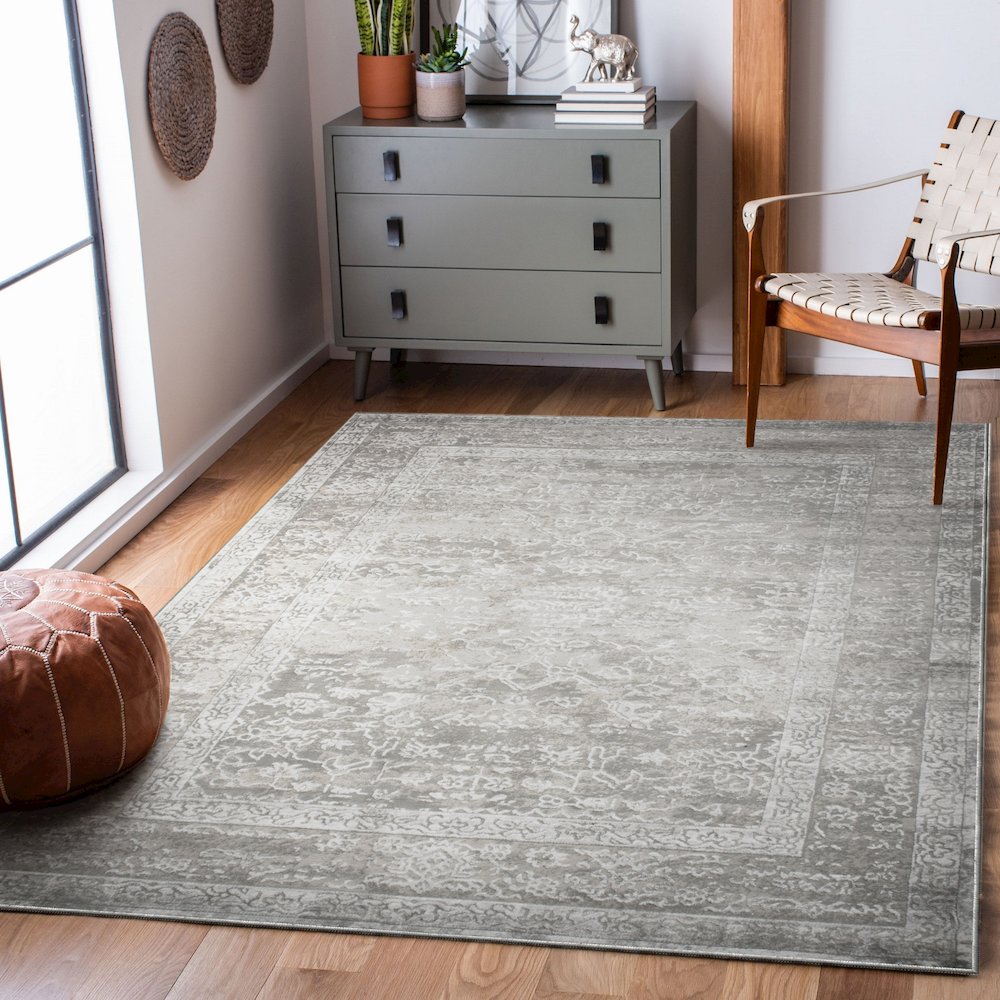 CAMILA Grey Mix 3 x 10 Indoor Rug. Picture 2