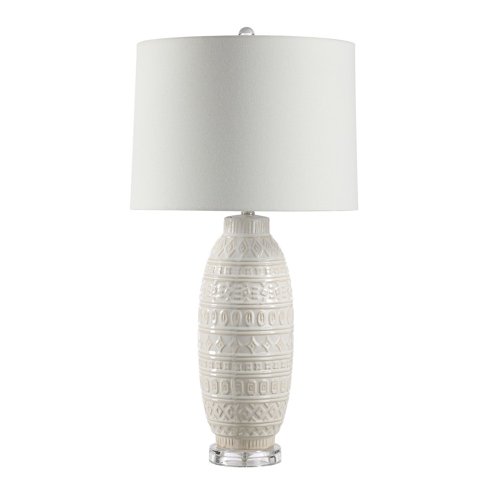 Sereno 30.0" Height Table Lamps, White. Picture 1