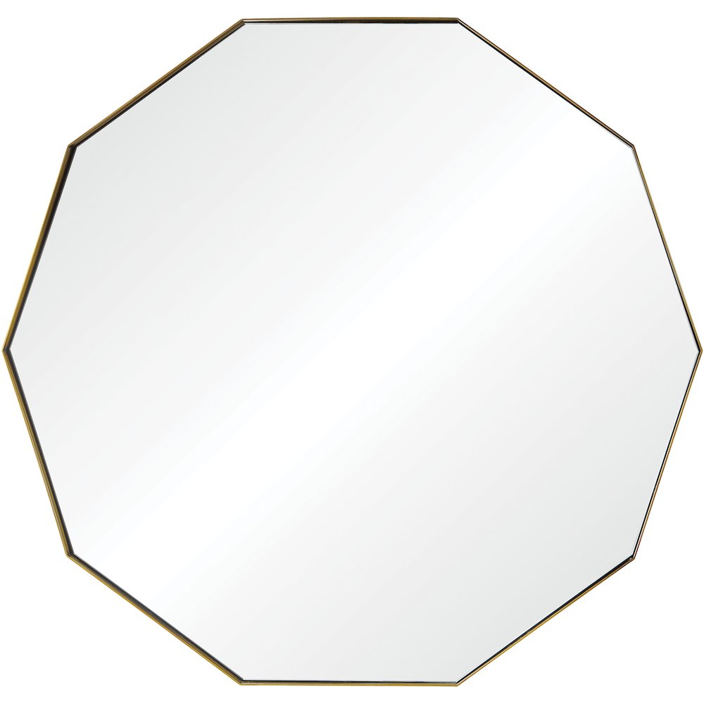 Cruz 40 in. x 40 in. Irregular Framed Mirror. Picture 1