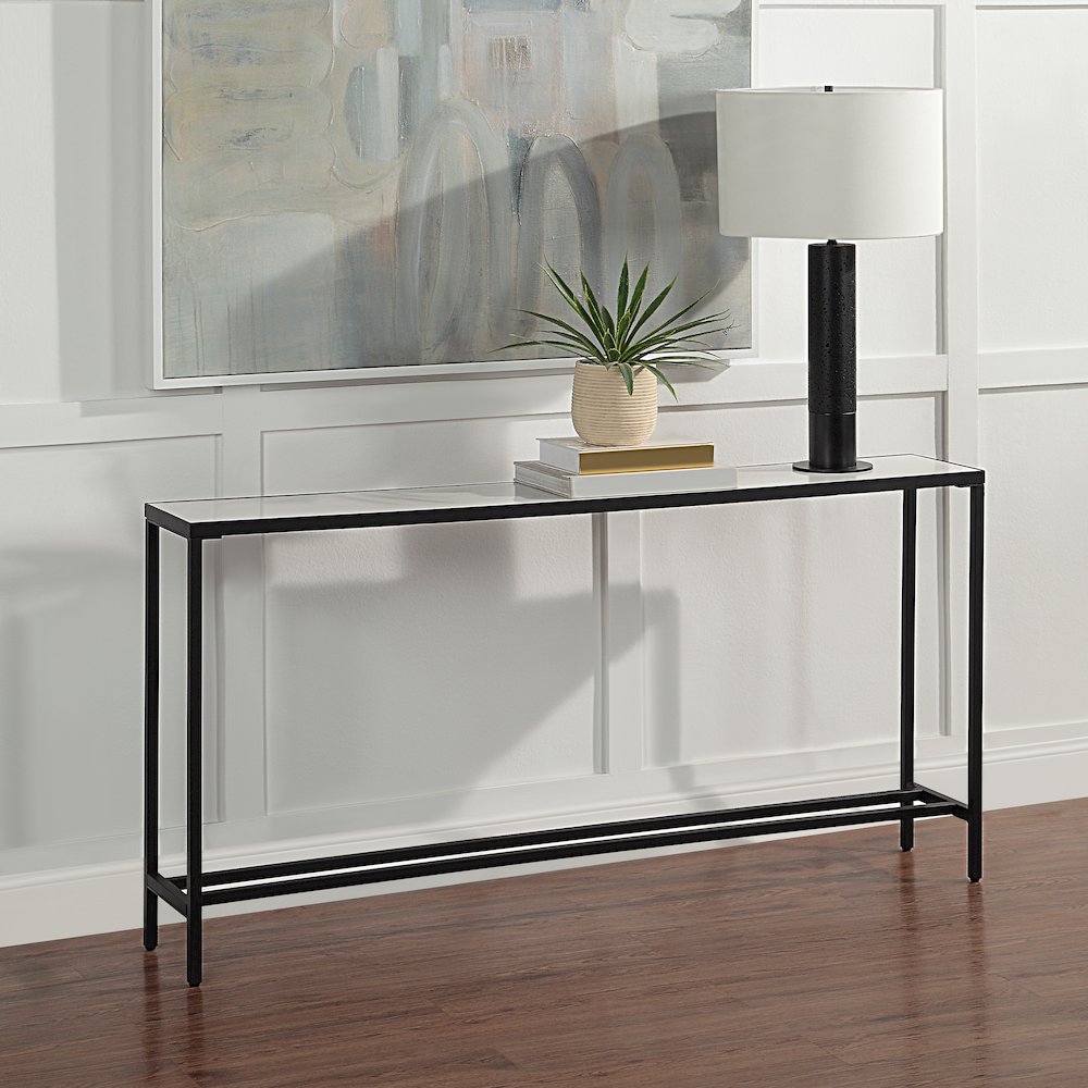 Bodin Console Table In Black Color. Picture 2