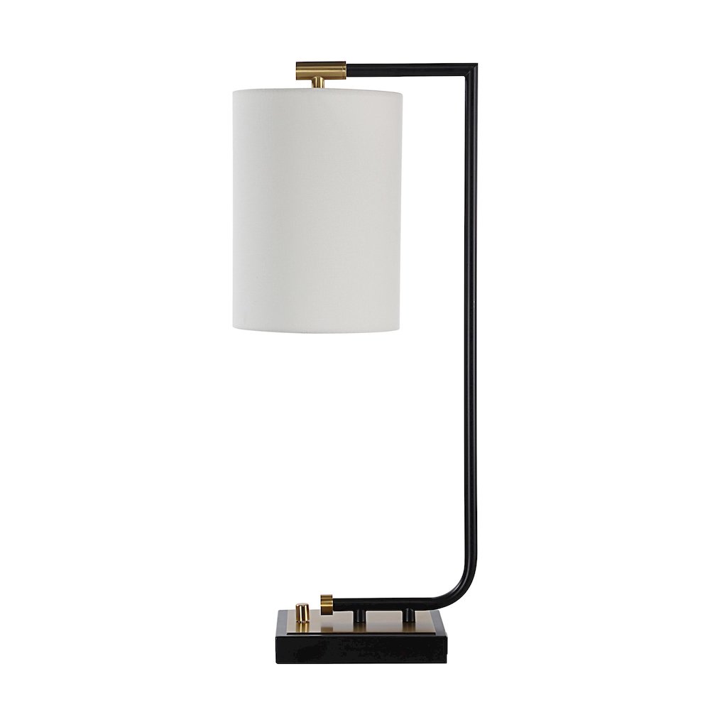 Perlato 28" Height Table Lamp, Black. Picture 3