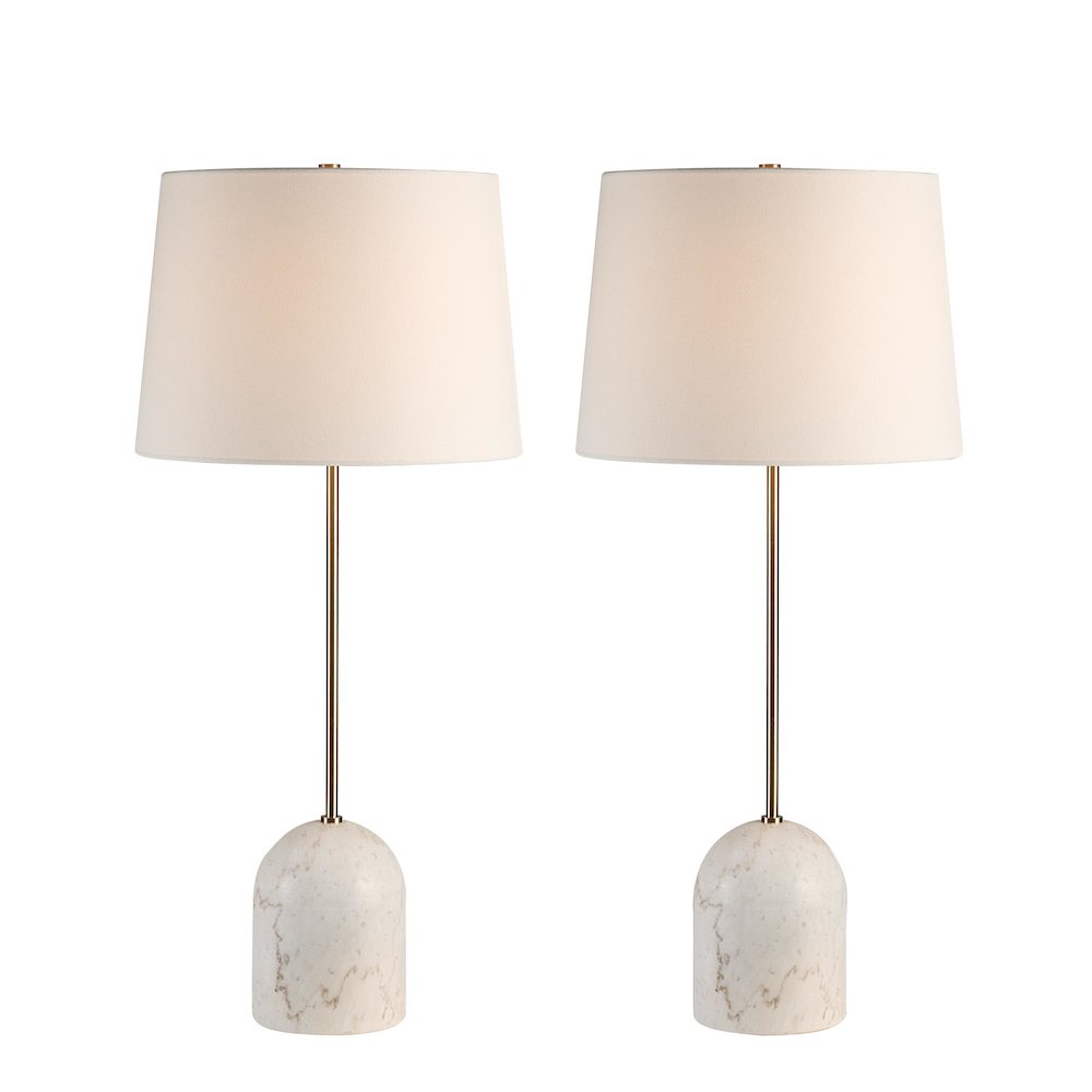 Dili 31" Height Table Lamp, White. Picture 3