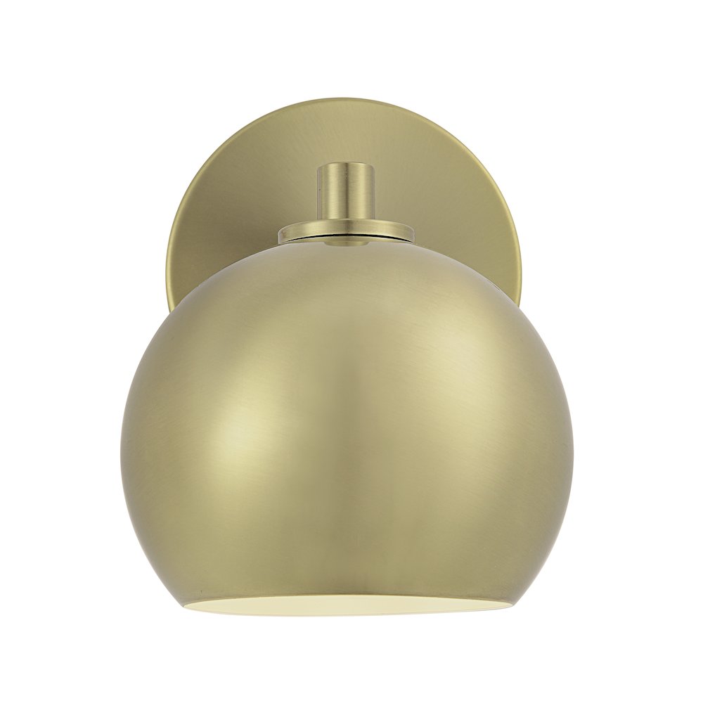 Mattia 7.5" Burnished Brass 1-Light Wall Sconce. Picture 4