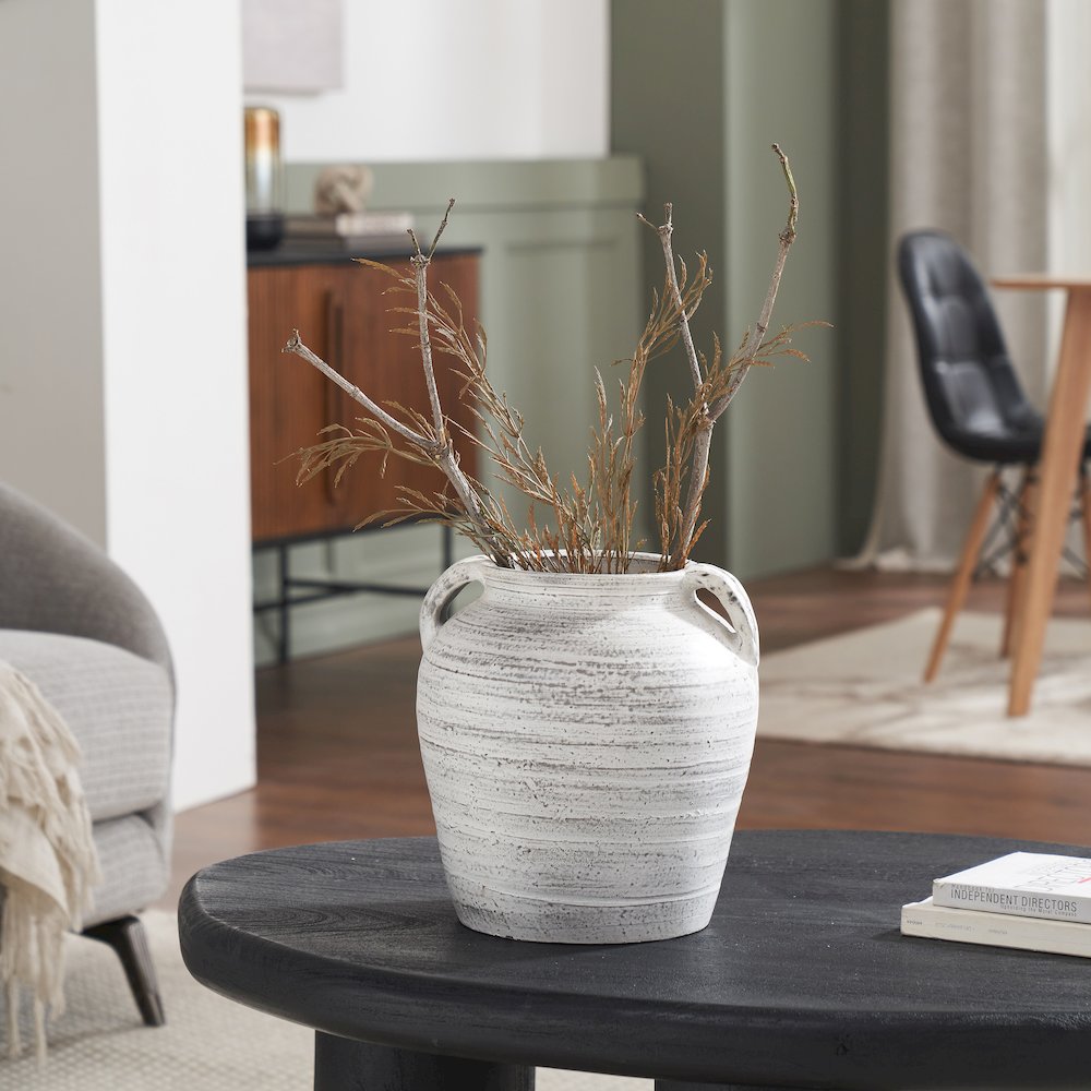 Blanco Indoor Vase, White. Picture 2