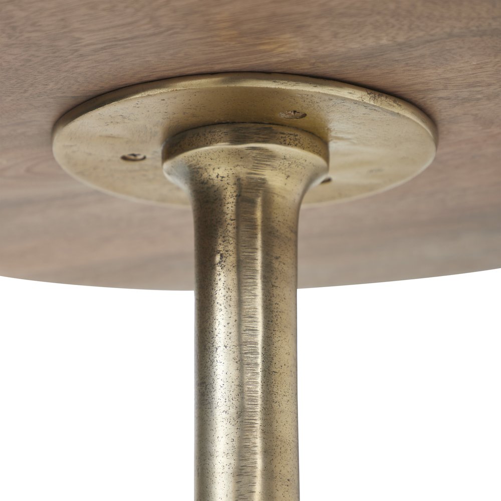 Sparta 23" Height Table, Yellow. Picture 5