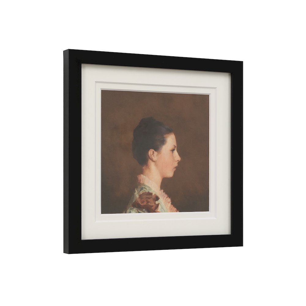 Madeleine 12" Wide Wall Decor, Matte Black. Picture 2