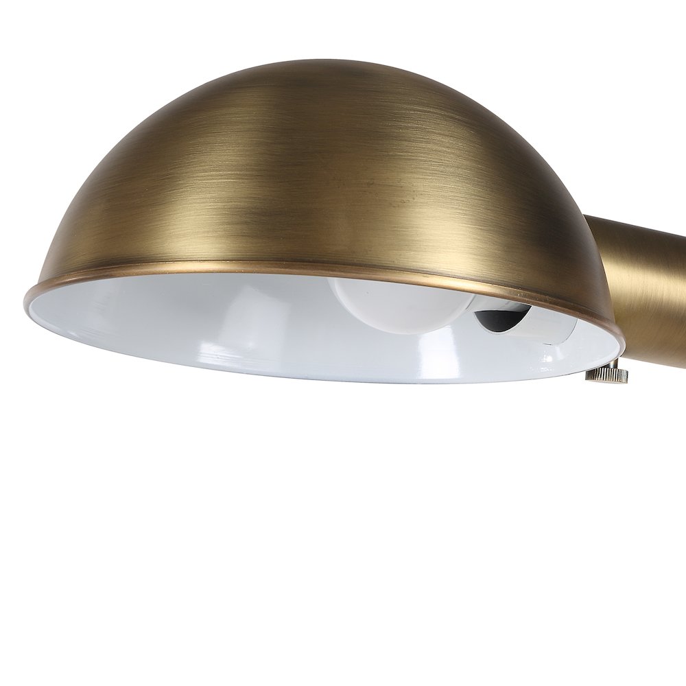Cos 45-60" ADJ Height Floor Lamp, Dark Antique Brushed Brass. Picture 5