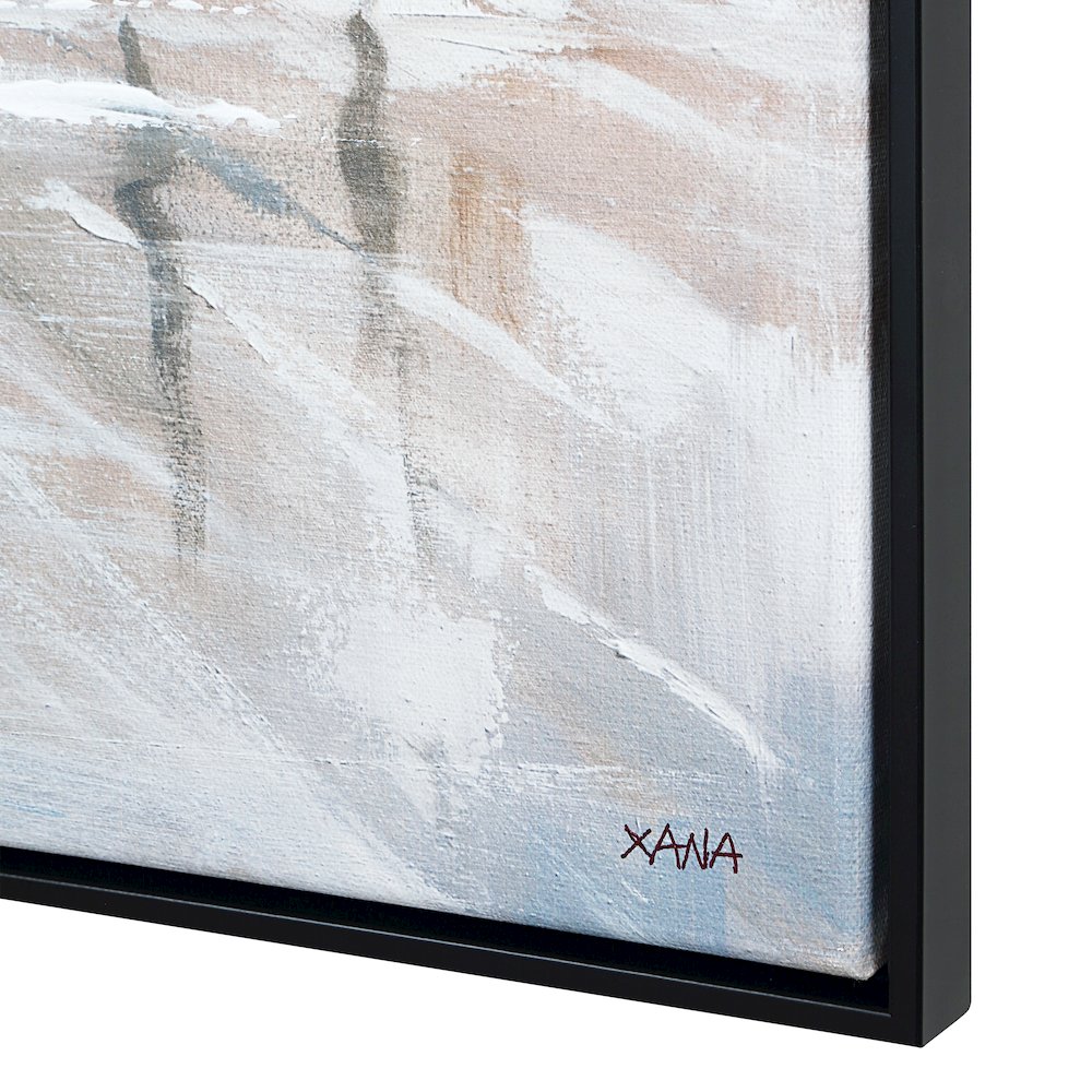 Lyle 48" H x 36" W Canvas Art, Blue. Picture 4