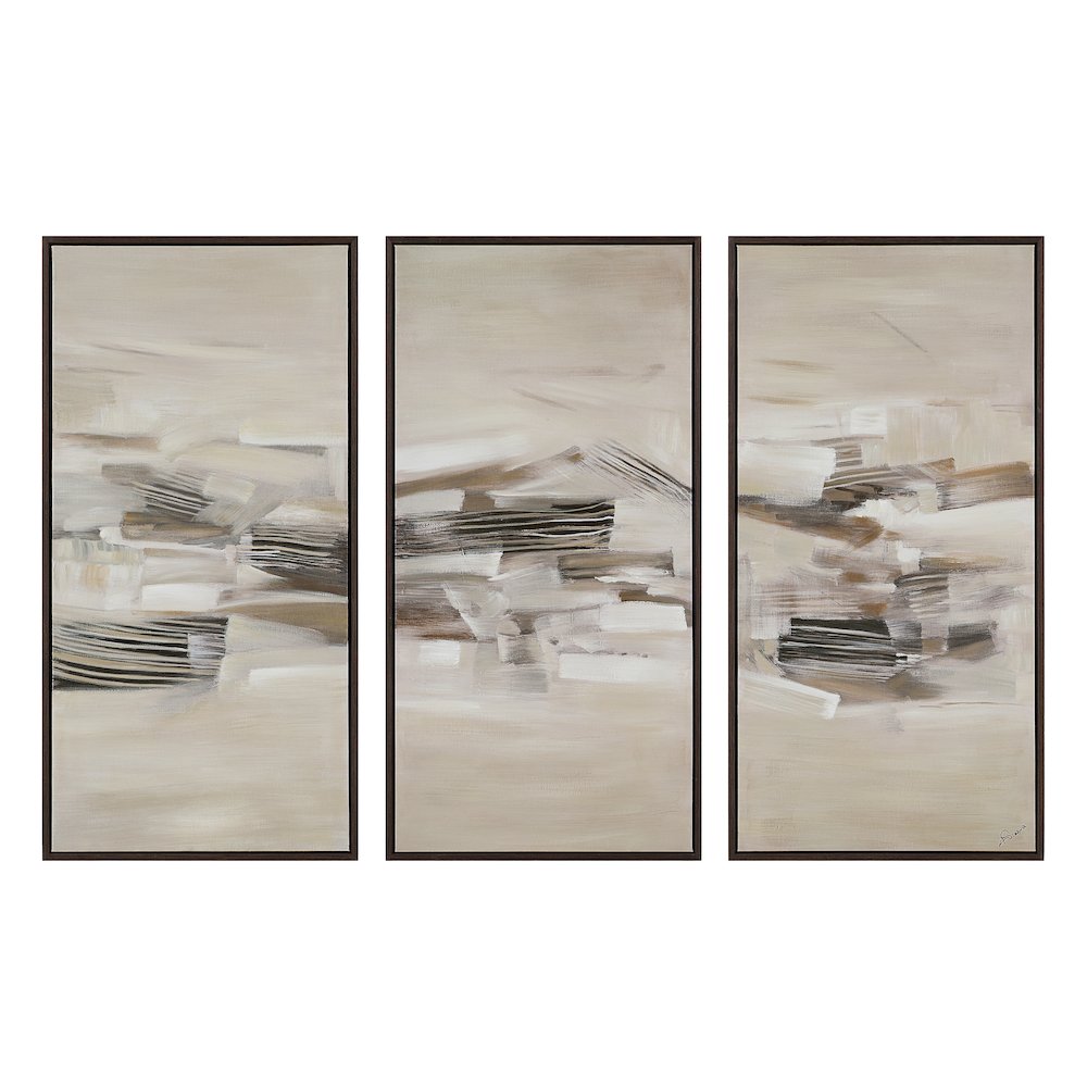 Lux 40" H x 20" W Canvas Art, (3 Piece Set). Picture 1