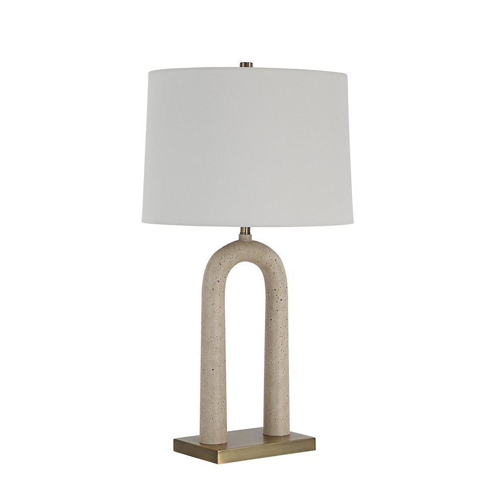 Primula 28.5" Height Table Lamp, Cream. Picture 1