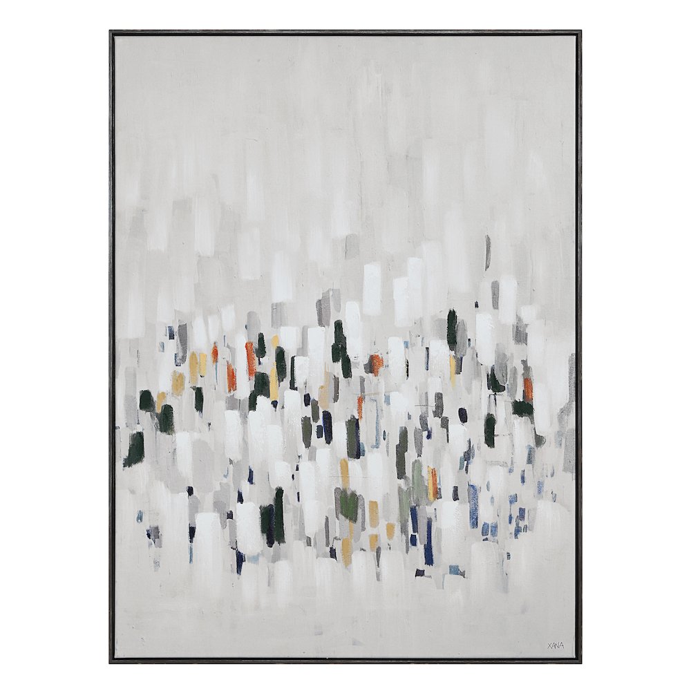 Milla 48" H x 36" W Canvas Art, Grey. Picture 1