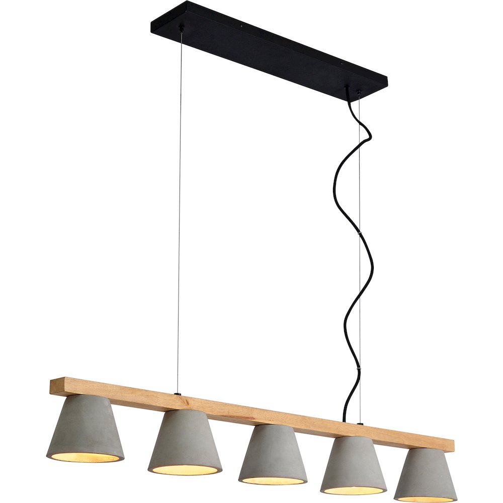Zain 5-Light Ceiling Fixture. Picture 4